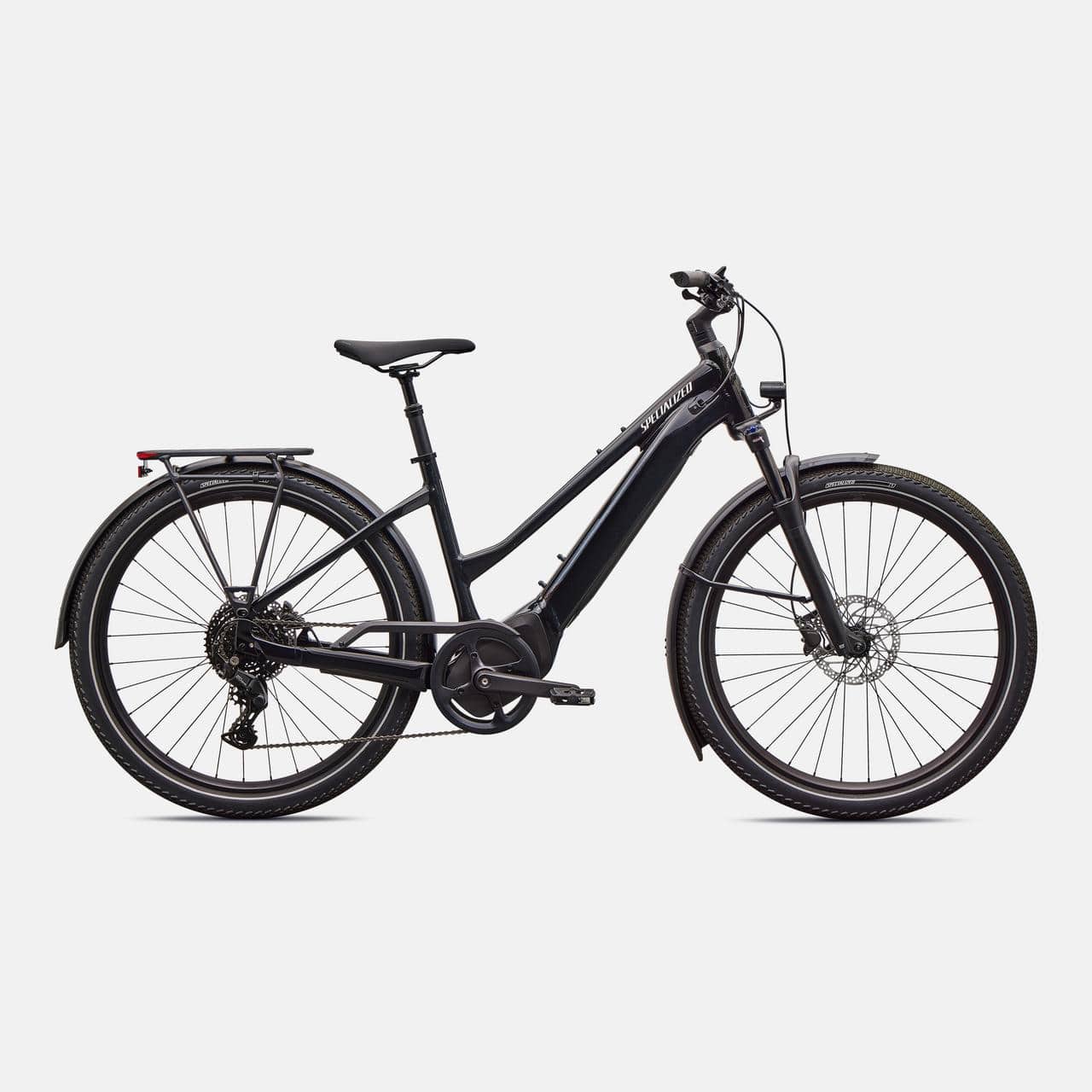 Specialized FITNESS GLOSS CASTBLACK / SATIN SILVER REFLECTIVE / S Turbo Vado 4.0 Step-Through