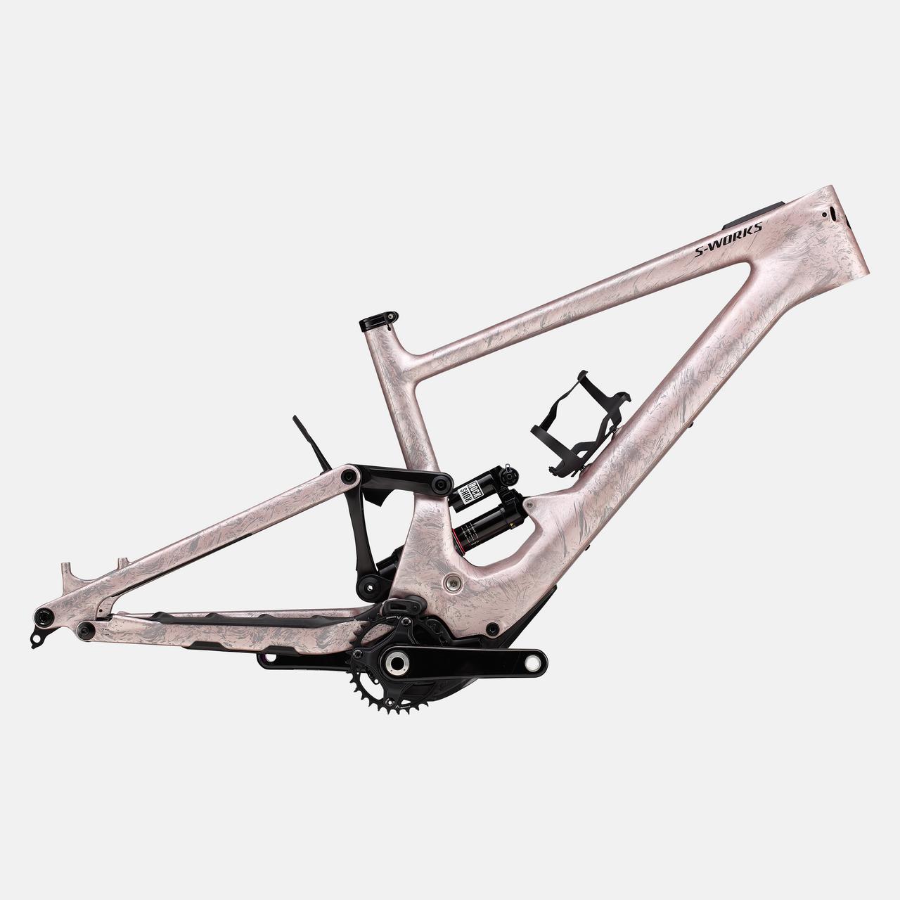 Specialized MOUNTAIN Champagne / Cool Grey Strata / Black / S3 S-Works Turbo Kenevo SL 2 Frameset