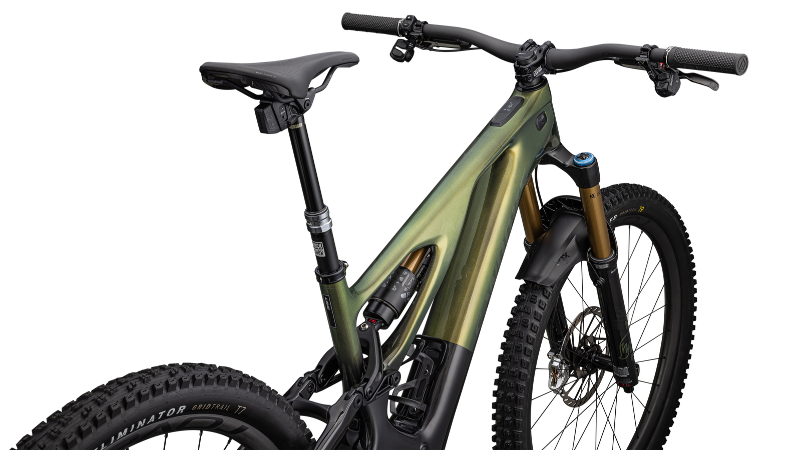 Specialized MOUNTAIN GLOSS GOLD PEARL OVER CARBON / CARBON / GOLD PEARL OVER CARBON / S6 2023 S-Works Turbo Levo 3 T-Type