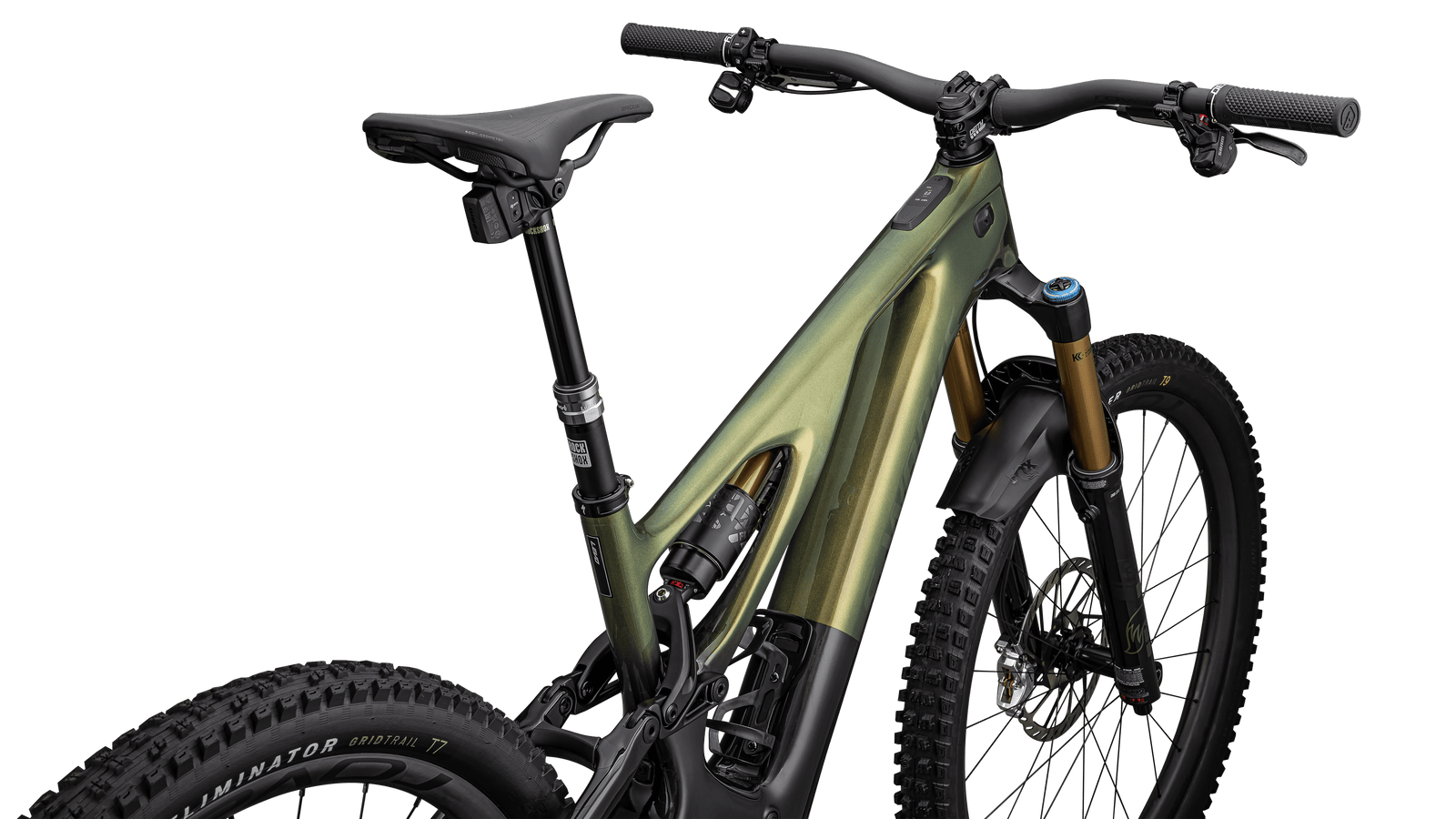 Specialized MOUNTAIN GLOSS GOLD PEARL OVER CARBON / CARBON / GOLD PEARL OVER CARBON / S6 2023 S-Works Turbo Levo 3 T-Type