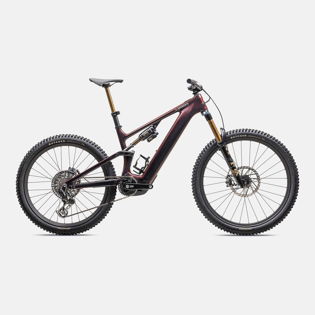 Specialized MOUNTAIN GLOSS RED PEARL / BLACK / METALLIC WHITE SILVER / S2 S-Works Turbo Levo 4
