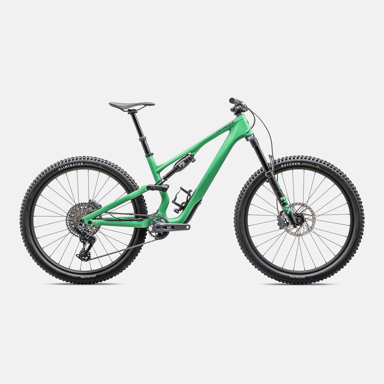 Specialized MOUNTAIN Satin Electric Green / Satin Forest Green / S1 / 29/27.5 Stumpjumper 15 Expert - SRAM GX AXS, FOX Performance Elite