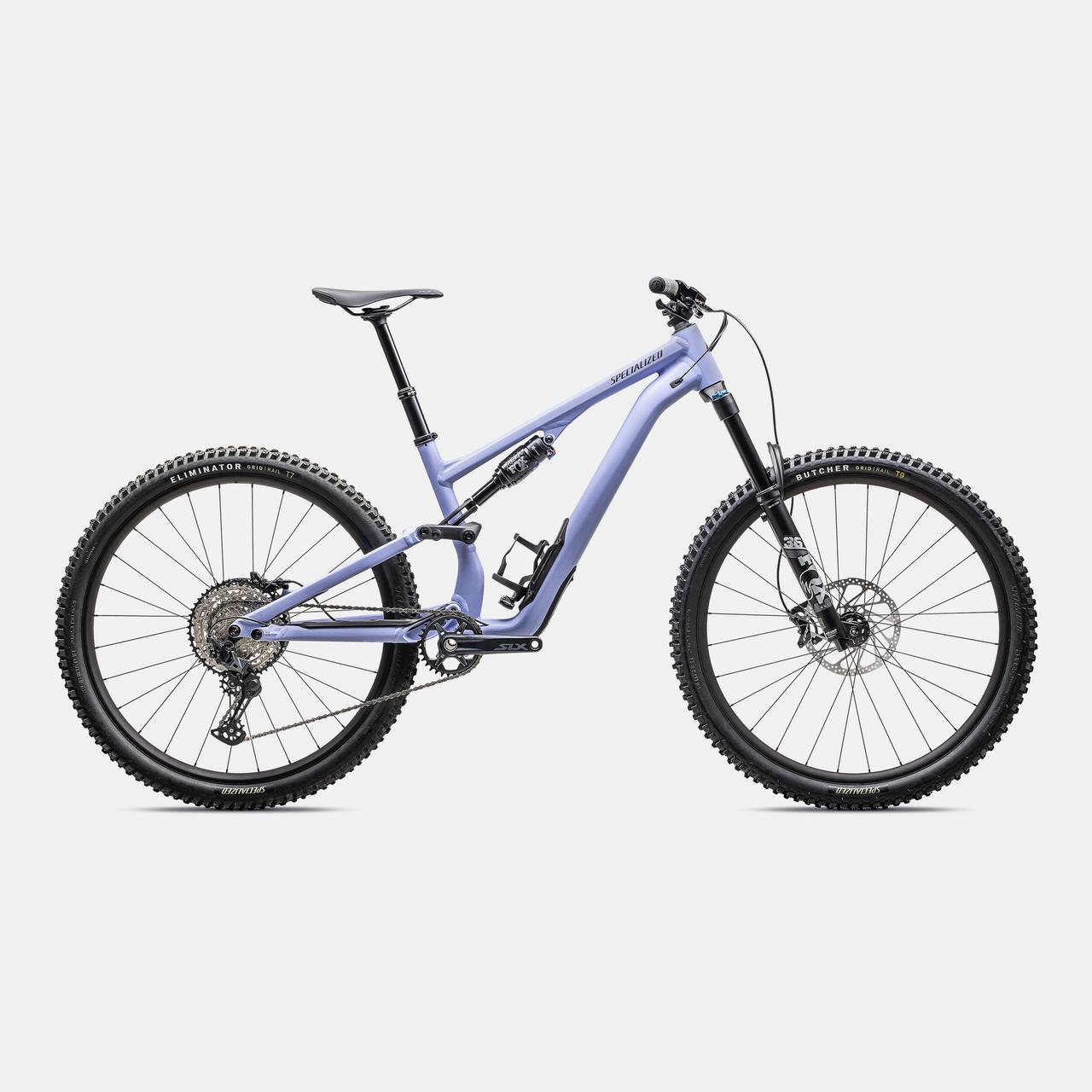 Specialized MOUNTAIN Satin Powder Indigo / Smoke / S3 / 29/29 Stumpjumper 15 Comp Alloy - Shimano SLX, FOX Rhythm
