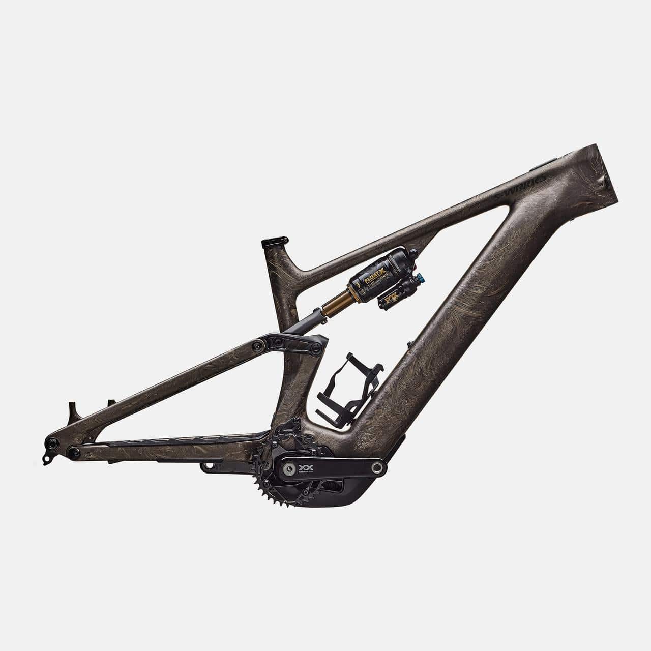 Specialized MOUNTAIN SATIN TAUPE / GUNMETAL STRATA / METALLIC OBSIDIAN / S2 S-Works Turbo Levo 4 Frameset