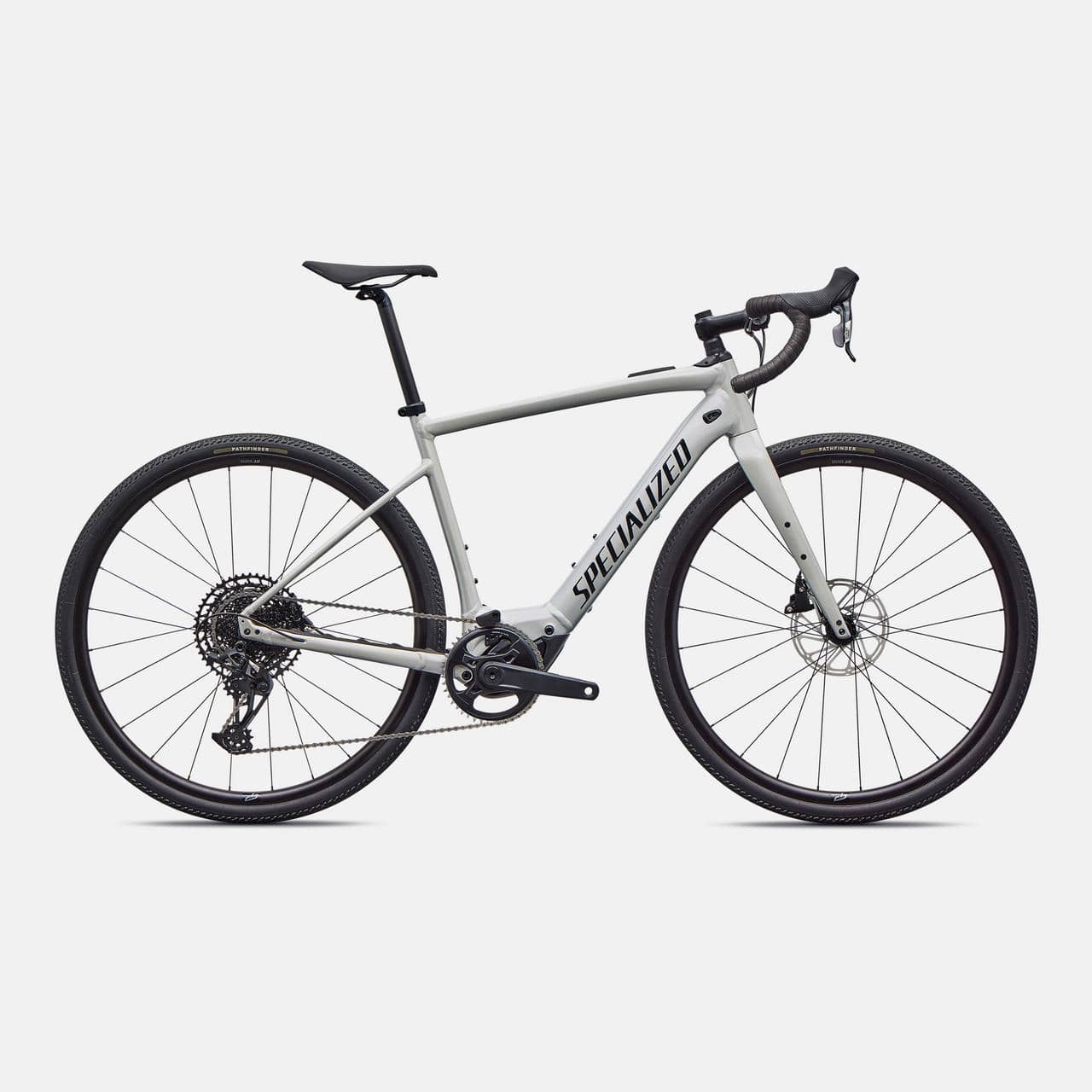 Specialized ROAD Gloss Dolomite Metallic / Dark Navy Metallic / 49 Turbo Creo 2 Comp E5 - SRAM Apex Eagle