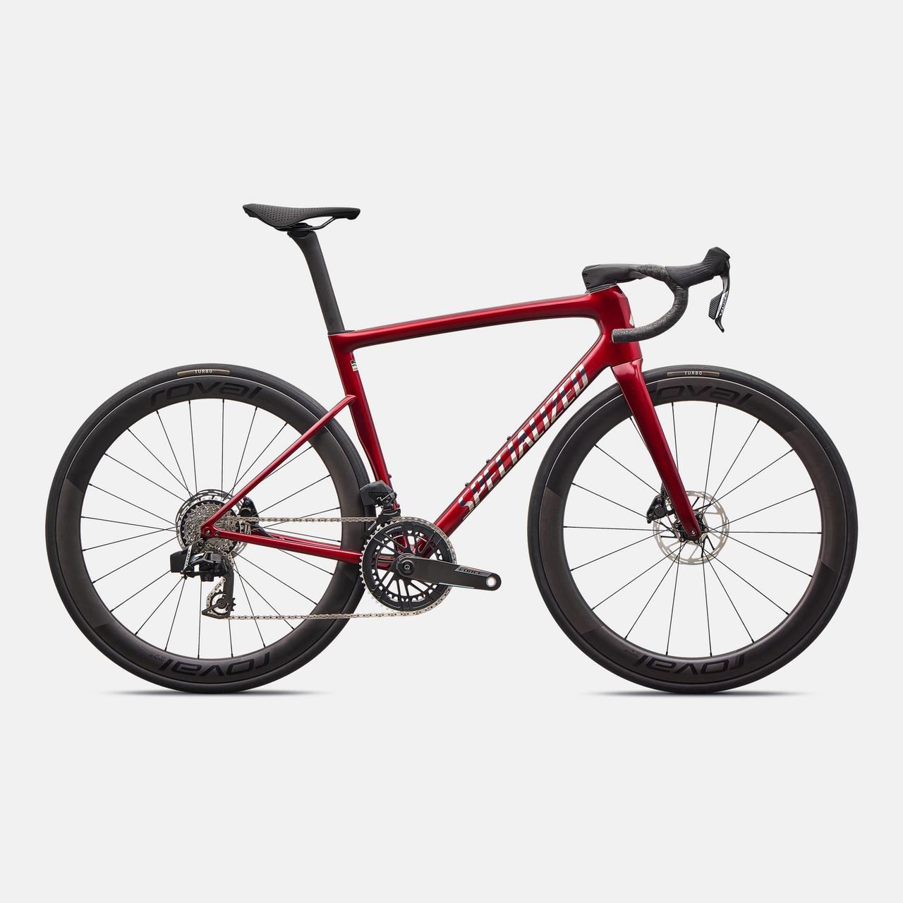 Specialized ROAD GLOSS RED SKY / CHROME / 44 Tarmac SL8 Pro - SRAM Force AXS