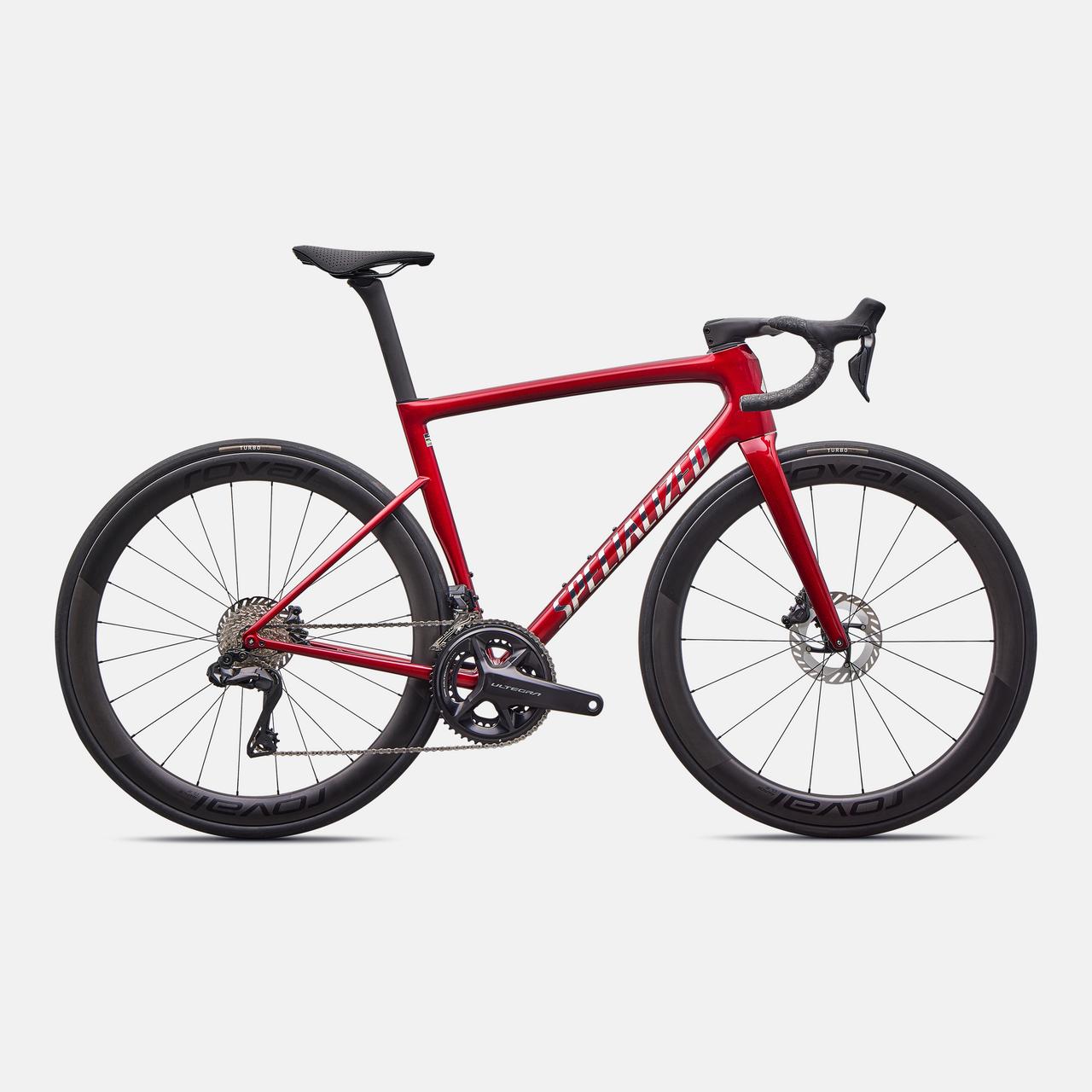 Specialized ROAD GLOSS RED SKY / CHROME / 49 Tarmac SL8 Pro - Shimano Ultegra Di2