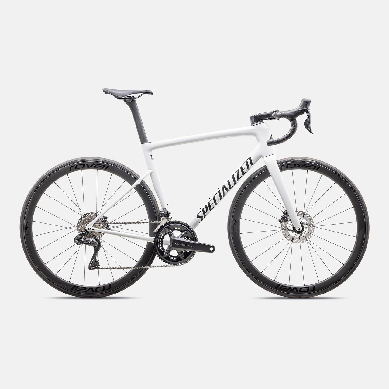 Specialized ROAD Gloss White / Black Metallic / 44 Tarmac SL8 Expert - Shimano Ultegra Di2