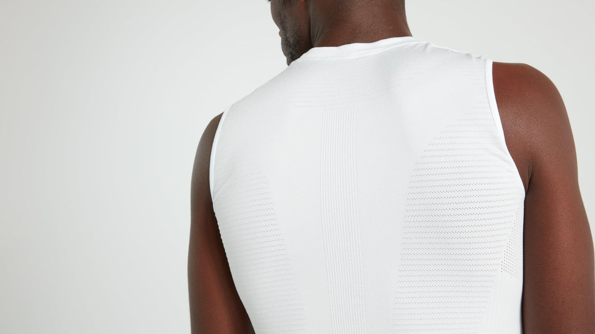 Men&#39;s Seamless Light Sleeveless Base Layer