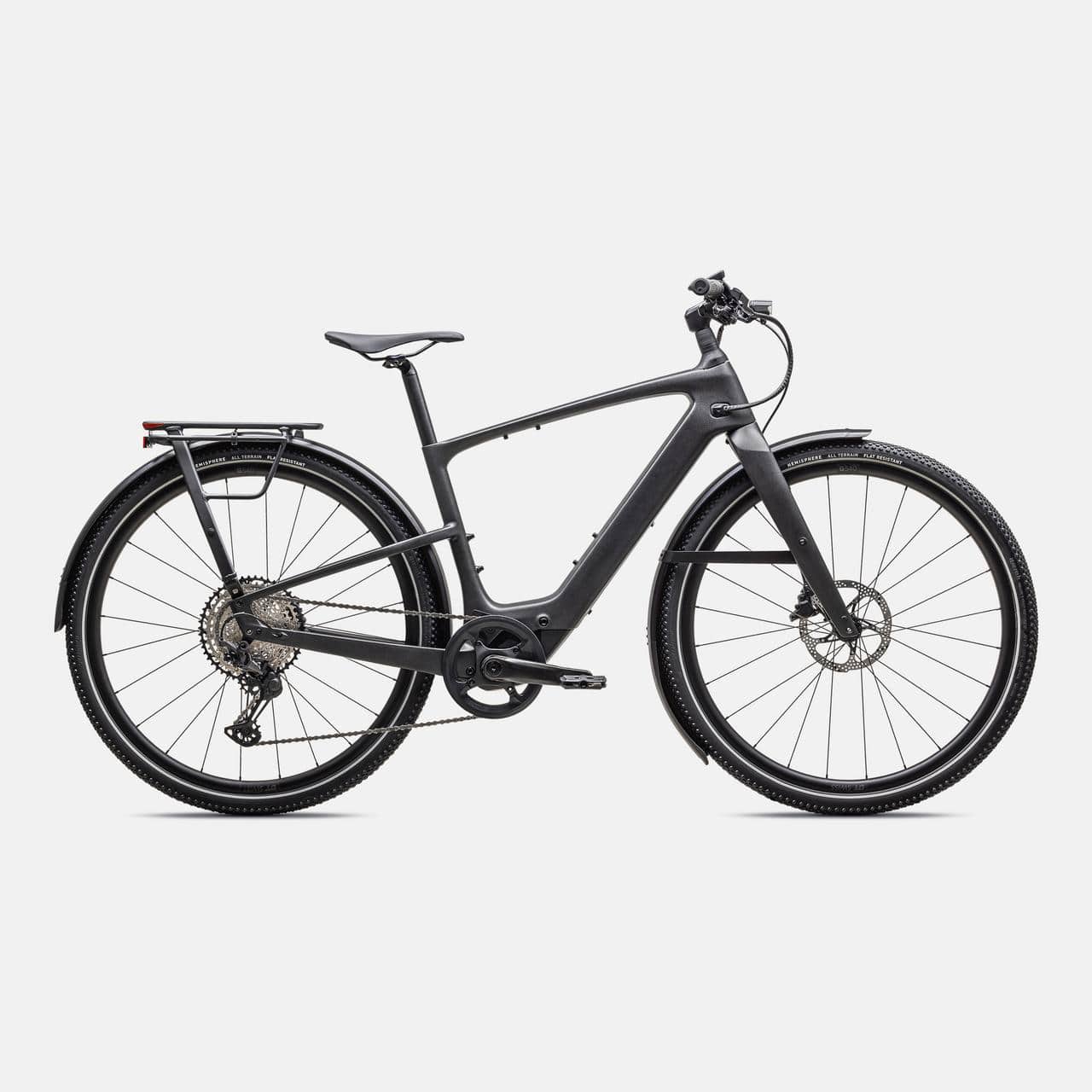 Specialized FITNESS Satin Black Micro Speckle / Obsidian Frost / S Turbo Vado SL 2 6.0 EQ Carbon