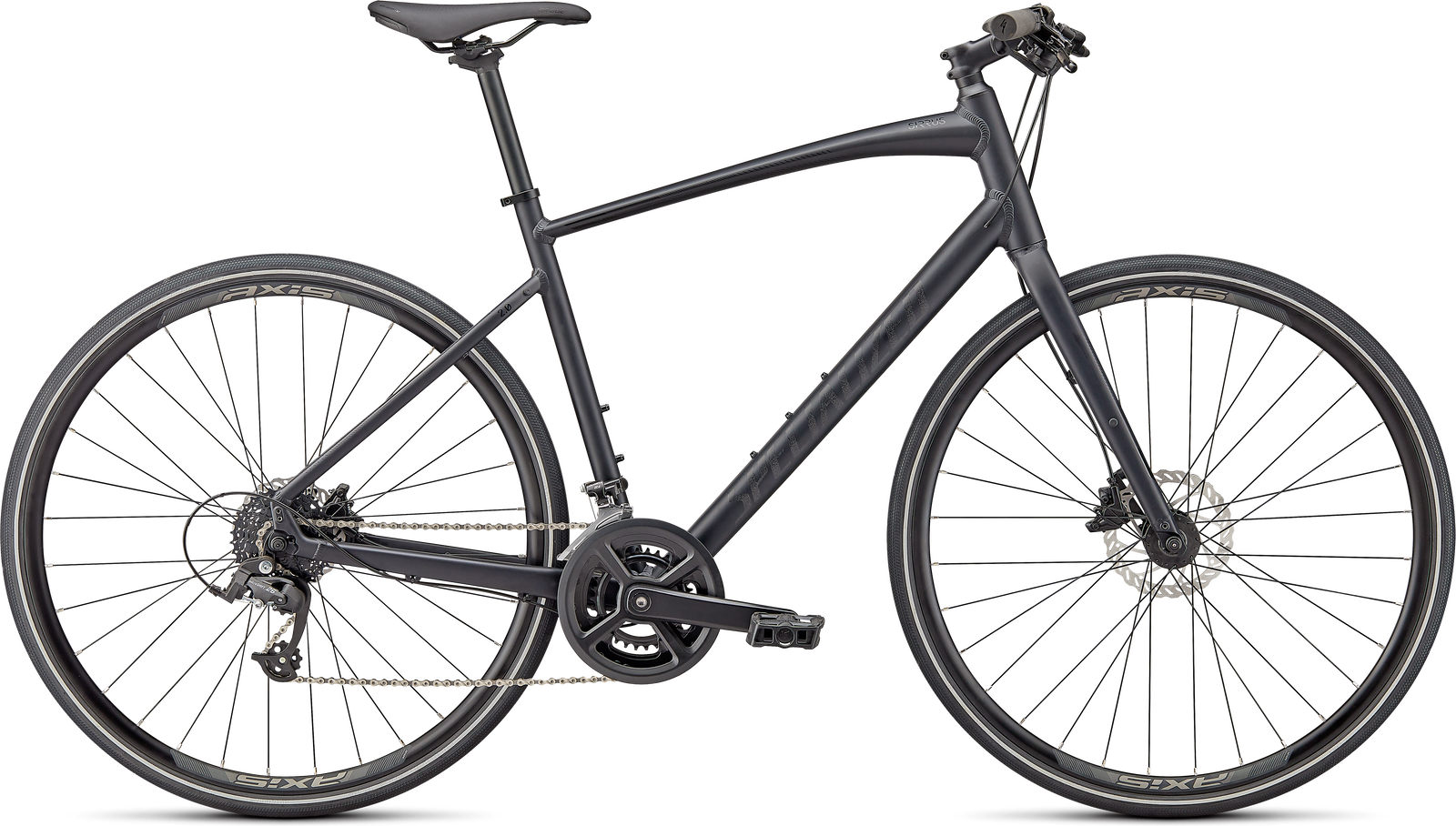 Specialized FITNESS SATIN CAST BLACK / GLOSS BLACK / SATIN BLACK REFLECTIVE / XXS Sirrus 2.0