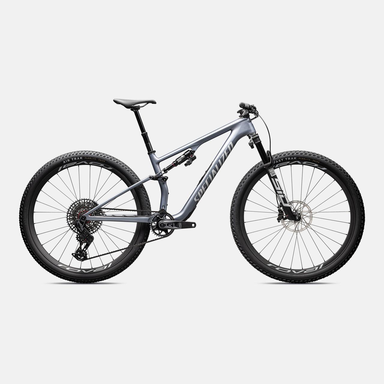 Specialized MOUNTAIN Glacial Metallic Pearl / Metallic White Silver / S Epic 8 Pro  - SRAM X0 AXS, RockShox Ultimate Flight Attendant