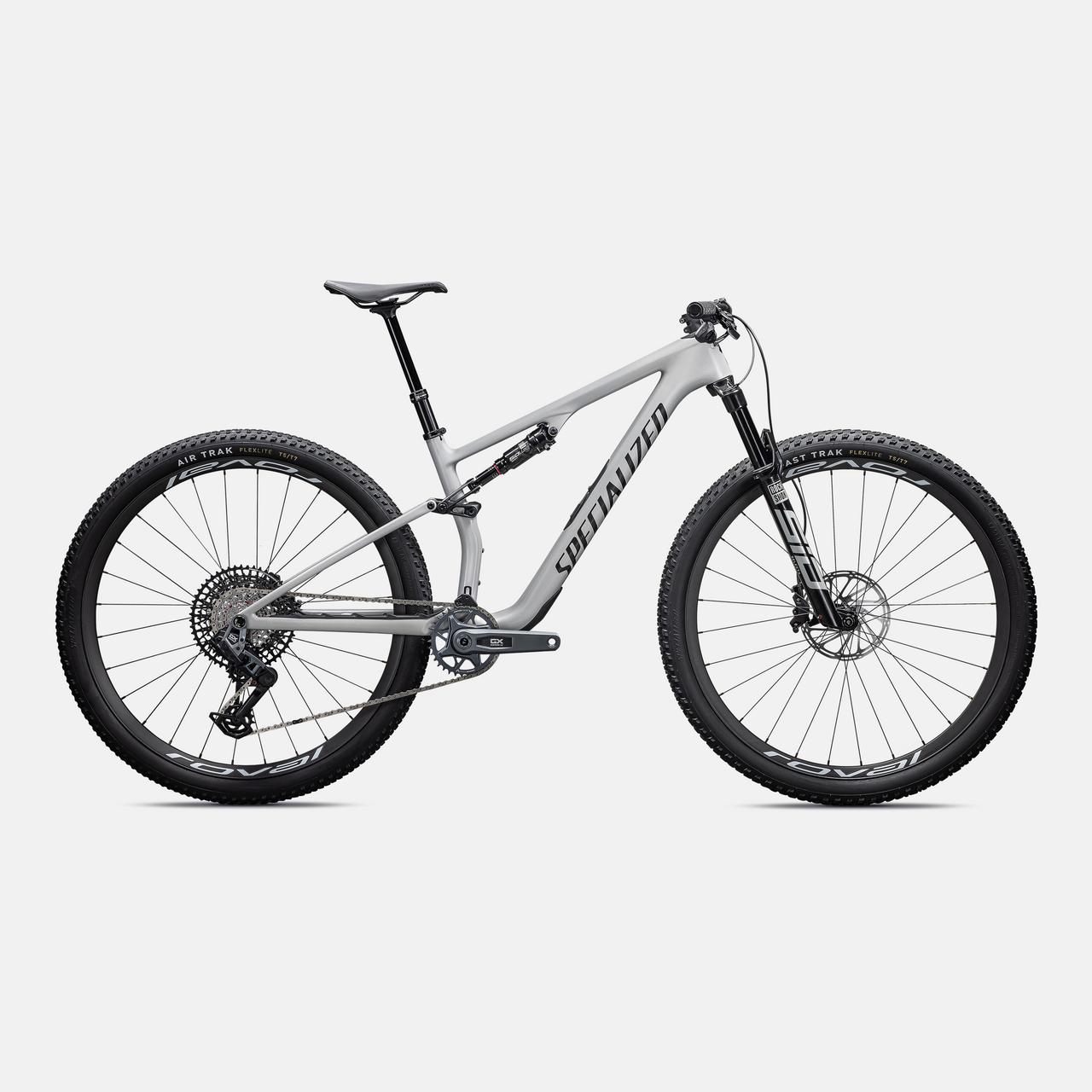Specialized MOUNTAIN Gloss Dolomite Metallic / Obsidian / XS Epic 8 Expert  - SRAM GX AXS, RockShox Select+