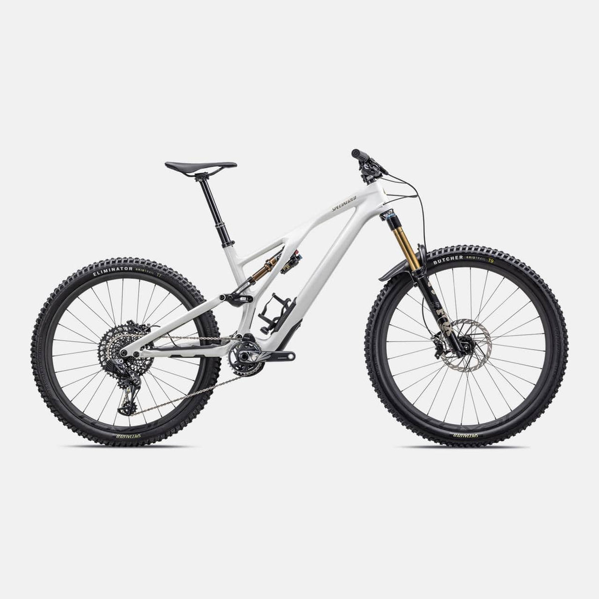 Specialized MOUNTAIN GLOSS DUNE WHITE / TAUPE / S2 Stumpjumper EVO Pro  - SRAM X01 AXS, FOX Factory