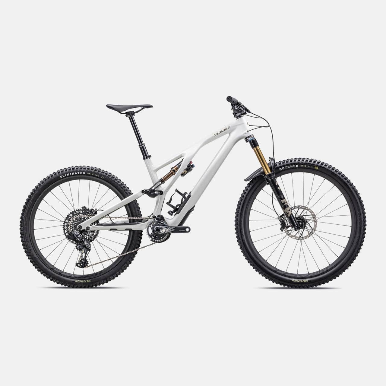 Specialized MOUNTAIN GLOSS DUNE WHITE / TAUPE / S2 Stumpjumper EVO Pro  - SRAM X01 AXS, FOX Factory