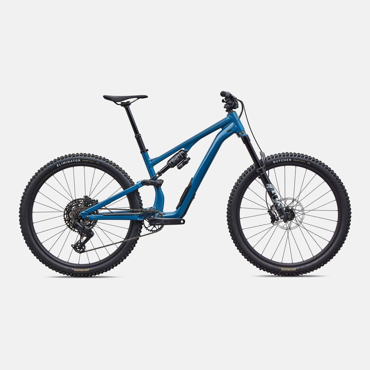 Specialized MOUNTAIN GLOSS GREY BLUE / CAST BLUE METALLIC / S2 / 29/27.5 Stumpjumper 15 EVO Alloy Comp  - SRAM Eagle 70, FOX Rhythm