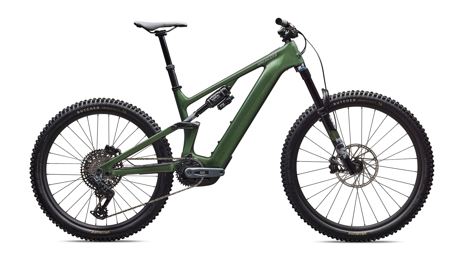 Specialized MOUNTAIN GLOSS CYPRESS METALLIC / SILVER DUST / S2 Turbo Levo 4 Expert