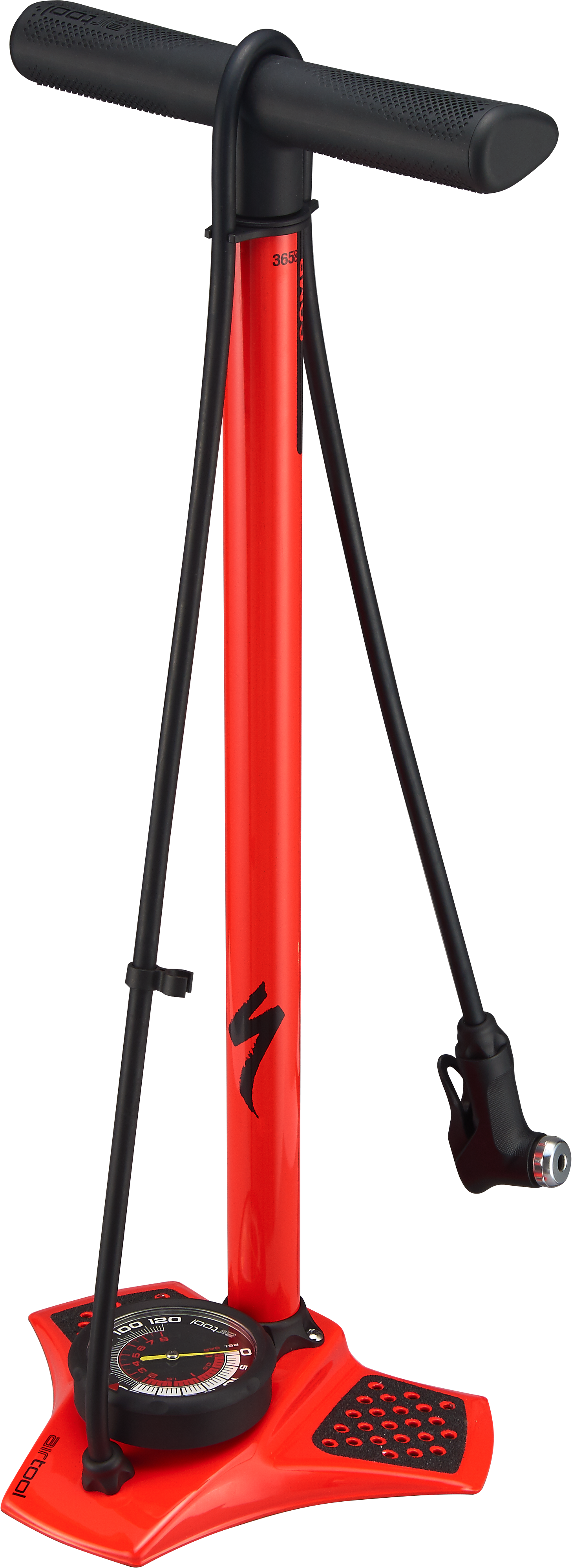 Specialized RIDER Rocket Red / One Size Air Tool Comp Floor Pump