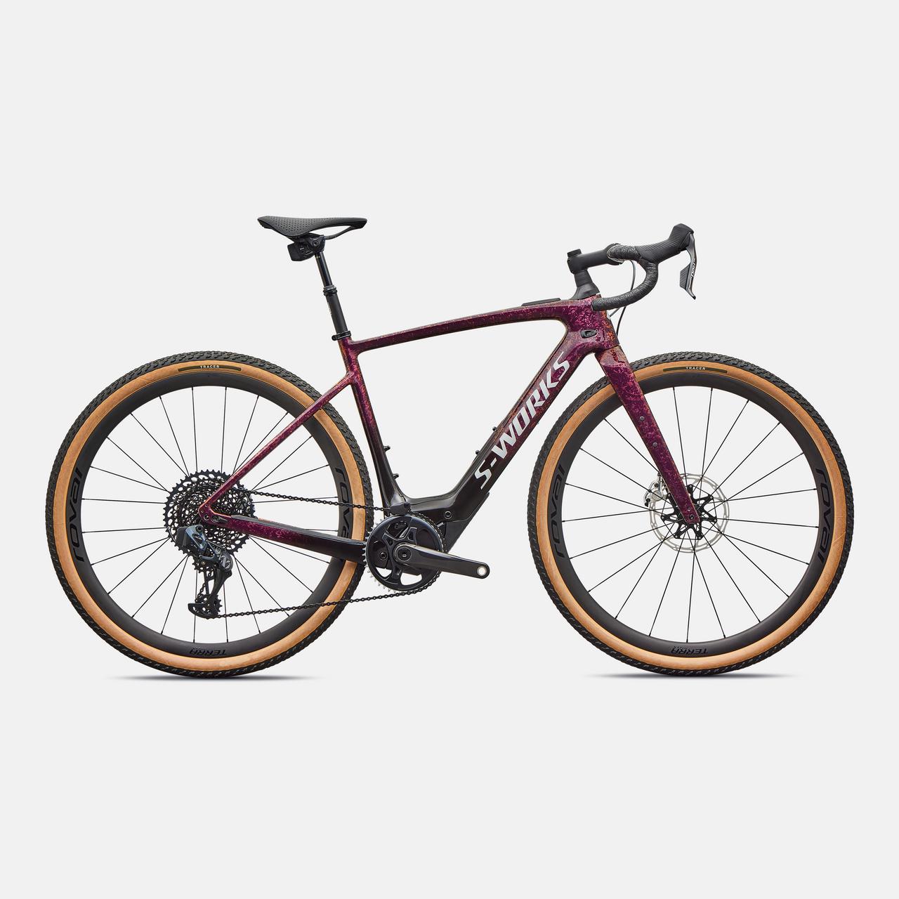 Specialized ROAD Gloss Bordeaux Metallic/Fade/Pearl Dry Impasto/Silver Dust / 49 S-Works Turbo Creo 2 - SRAM RED / XX1 Eagle AXS