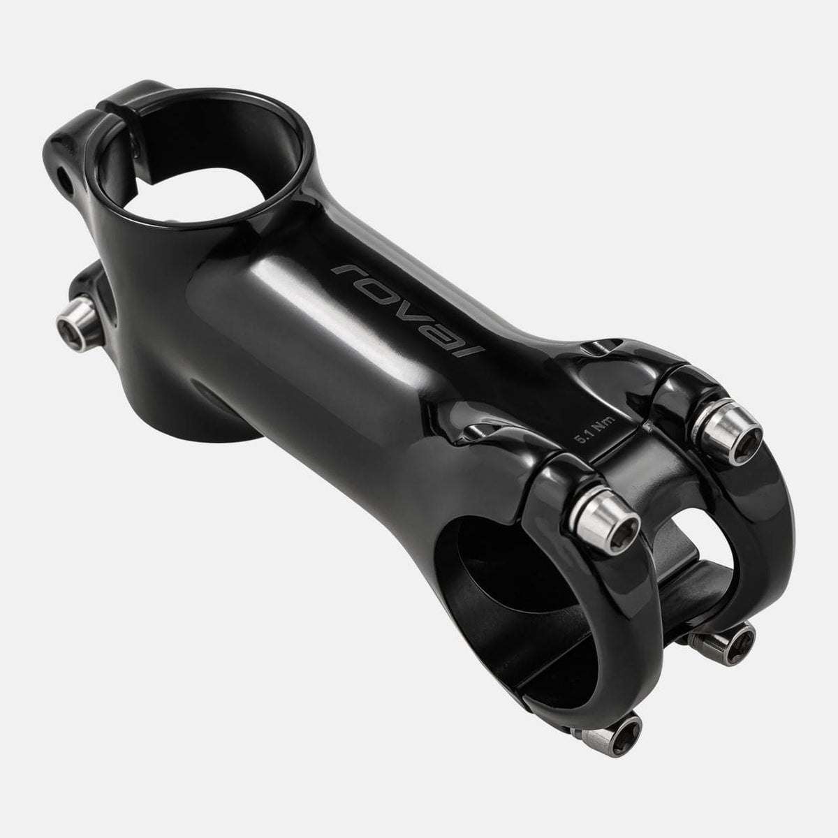 Specialized ROAD Polish Black / 31.8mm x 70mm, 6 Degree Roval Alpinist Stem