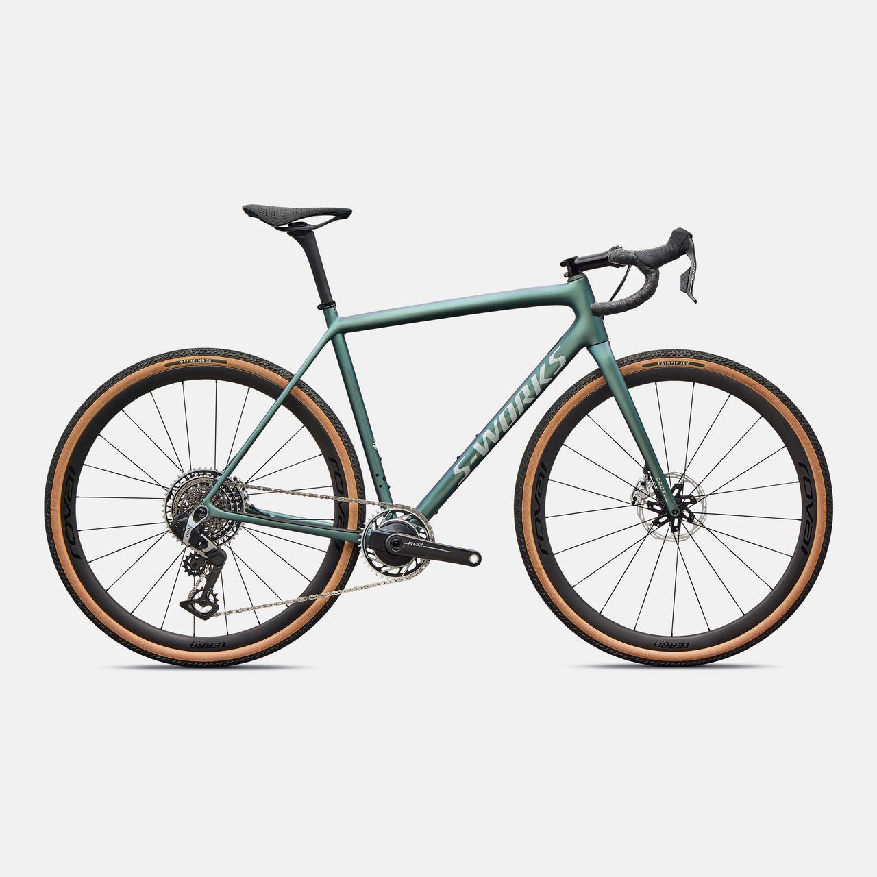 Specialized ROAD Premium Fjord/Dolomite Metallic / 49 S-Works Crux - SRAM RED XPLR
