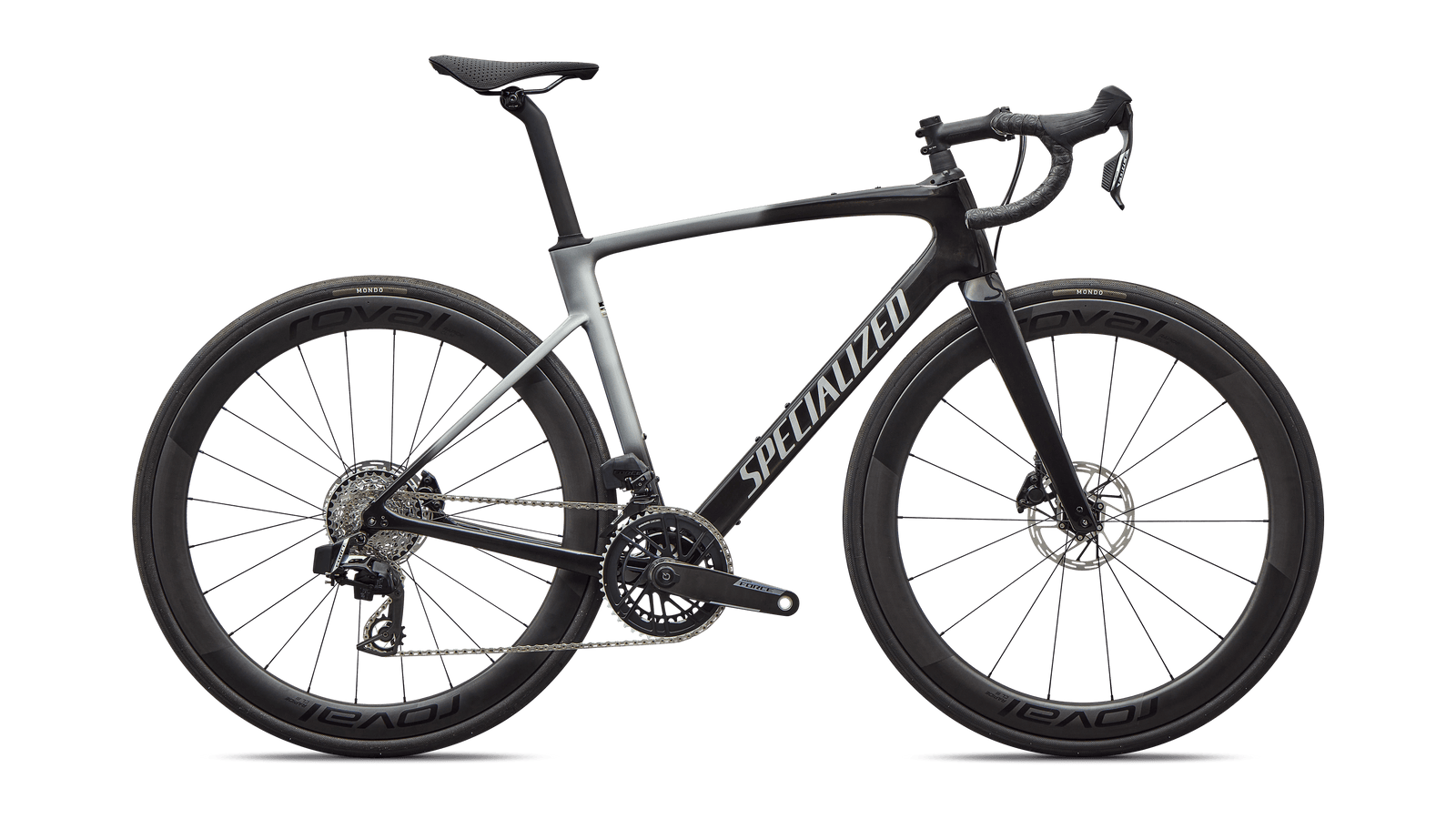 Specialized ROAD Gloss Carbon/Shadow Silver / 49 Roubaix SL8 Pro - SRAM Force AXS