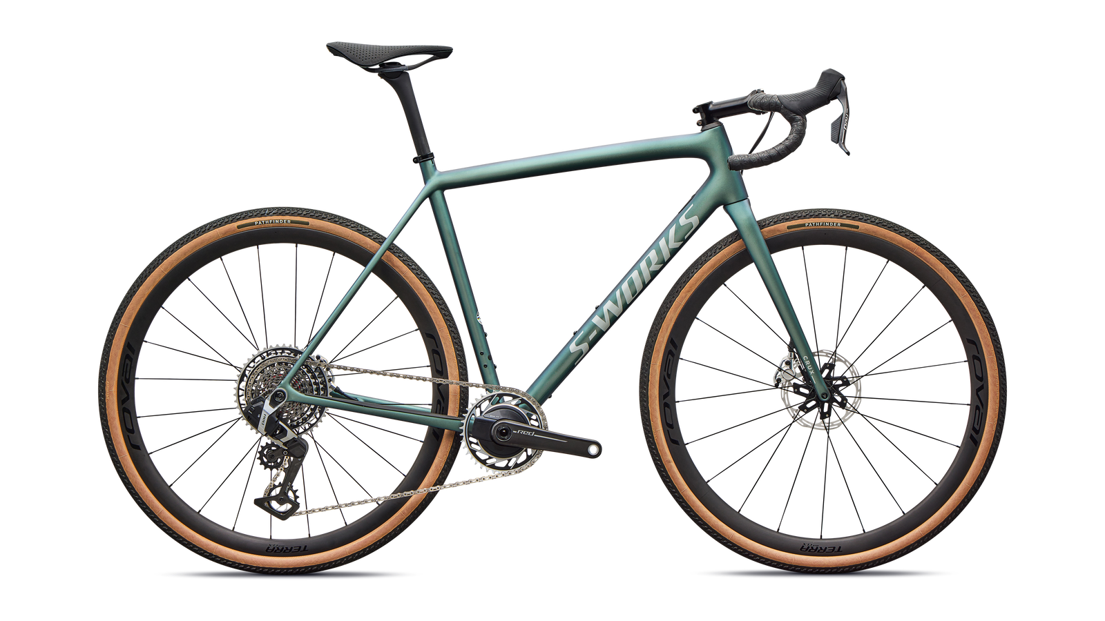 Specialized ROAD Premium Fjord/Dolomite Metallic / 49 S-Works Crux - SRAM RED XPLR