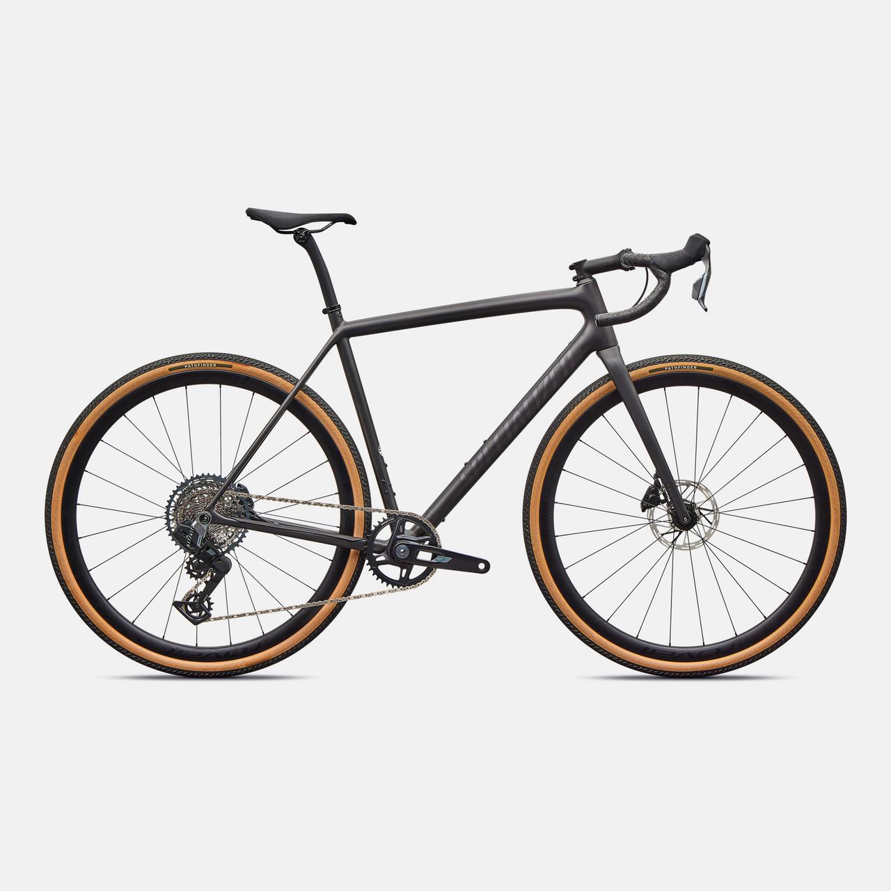 Specialized ROAD Satin Carbon/Nebula Metallic / 49 Crux Expert - SRAM Rival XPLR AXS