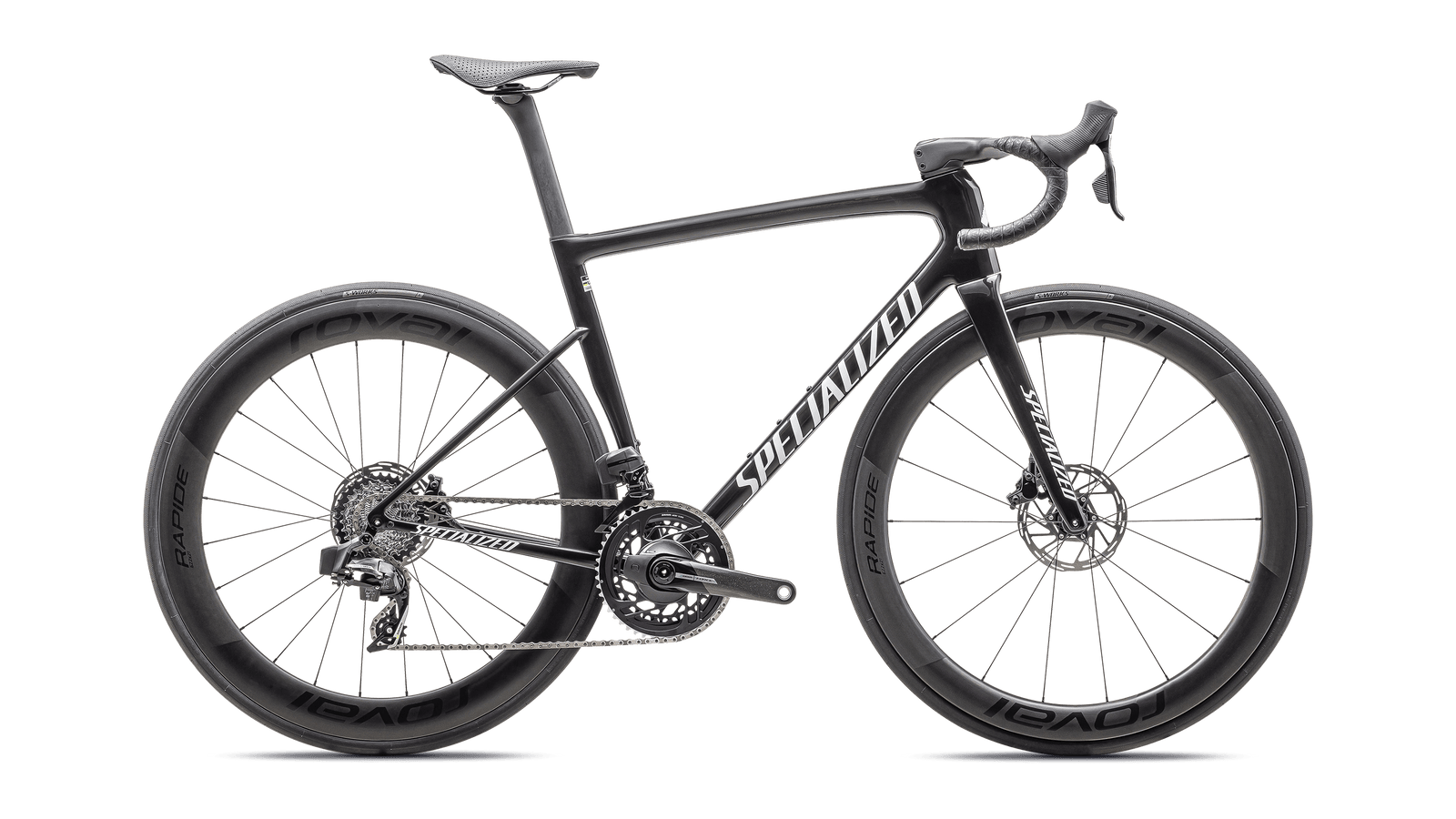 Specialized ROAD Gloss Carbon / Metallic White Silver / 44 Tarmac SL8 Pro - SRAM Force eTAP AXS