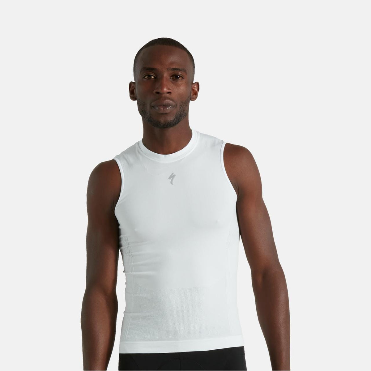 Specialized ROAD White / S/M Men&#39;s Seamless Light Sleeveless Base Layer